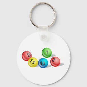 Lottery Balls Key Ring