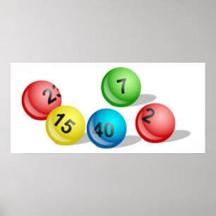Lottery Balls Poster