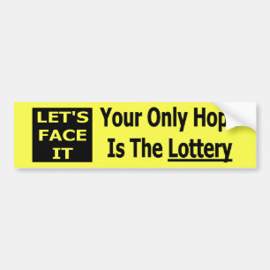 Lottery Bumper Sticker