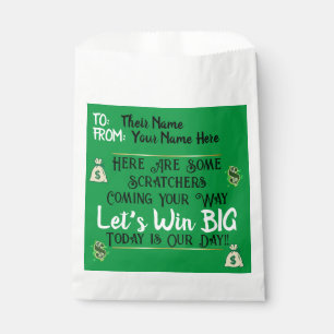 Lottery Scratchers Happy Mail Favour Bags