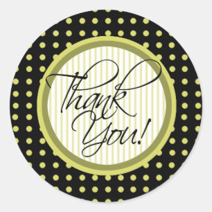 Lotti Dotti - Thank You Sticker (Saffron)