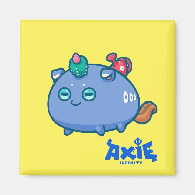 Lottie AxieInfinity blockchain game Magnet (Front)