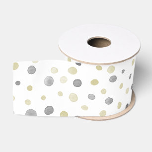 Lottie Confetti Watercolor Dots Ribbon Grosgrain Ribbon
