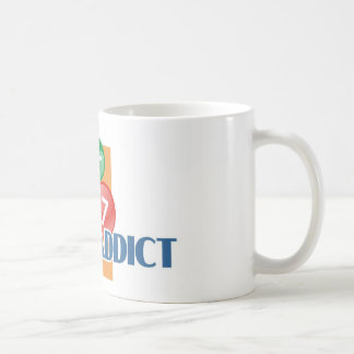 Lotto Addict's white mug