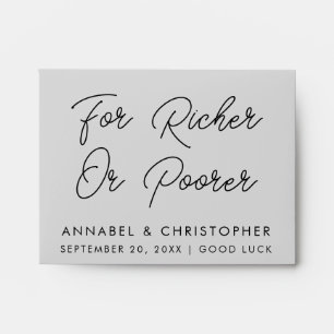 Lotto for Richer or Poorer – Fun Wedding Envelope