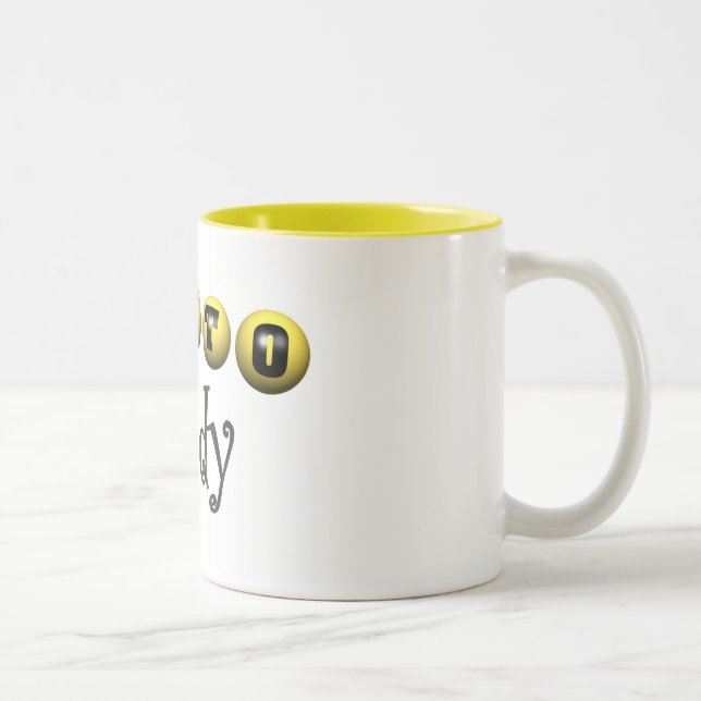 Lotto Lady T-shirts and Gifts. Two-Tone Coffee Mug (Right)