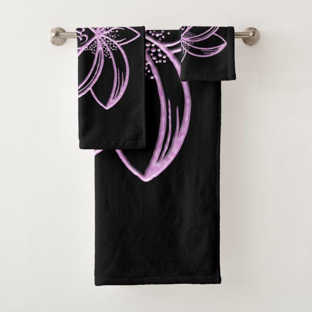 Lotus 5 bath towel set (Insitu)