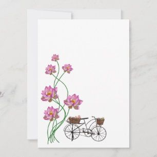 Lotus and cycle invitation