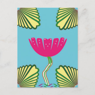 Lotus and Leaves Postcard
