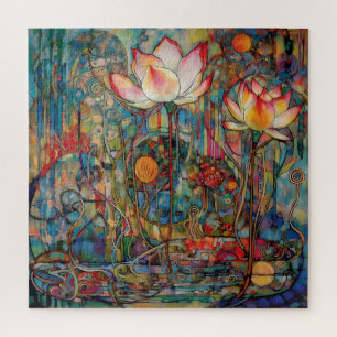 Lotus and Water Lillies Puzzle