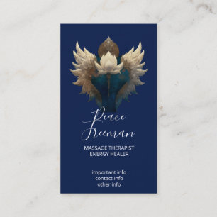 LOTUS ASCENDANT l WINGED LOTUS Business Card