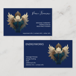 LOTUS ASCENDANT l WINGED LOTUS Business Card
