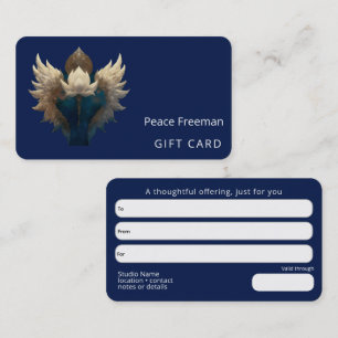 LOTUS ASCENDANT l WINGED LOTUS Business Card