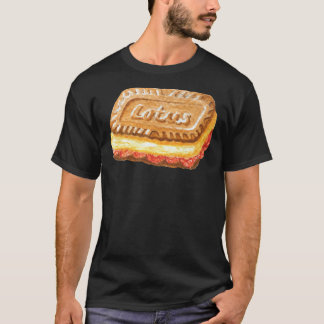 Lotus Biscoff Cookie Ice Cream Sandwich Watercolou T-Shirt