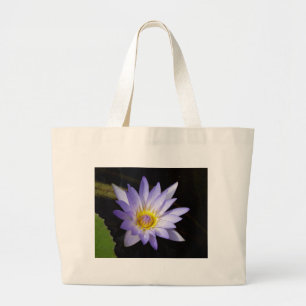 lotus bleu du Nil Large Tote Bag