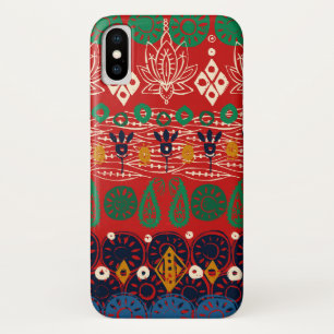 lotus block Christmas iPhone X Case