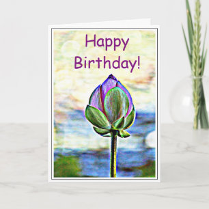Lotus Bloom Card