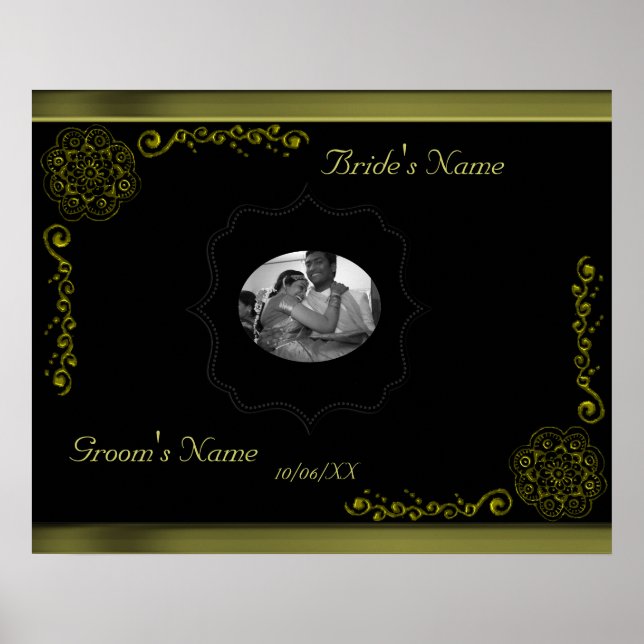 Lotus Blossom (Henna)(Gold) Poster (Front)