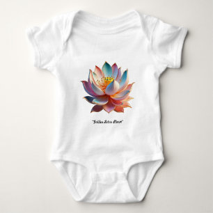 "Lotus Blossom Serenity" Baby Bodysuit