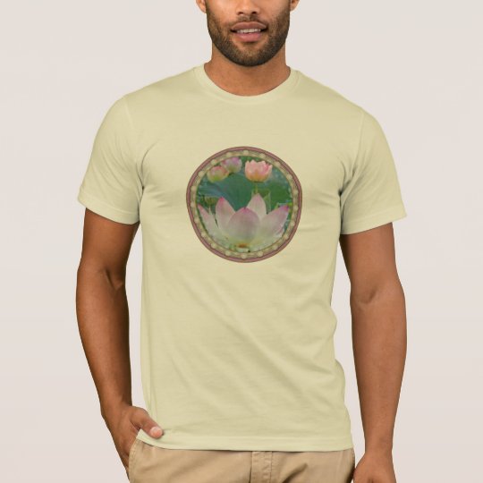 Lotus Blossoms in Circle T-Shirt