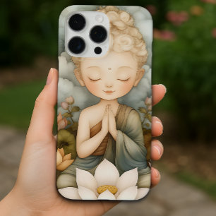Lotus Buddha Art   Mindful Zen Mediation iPhone 16 Pro Max Case