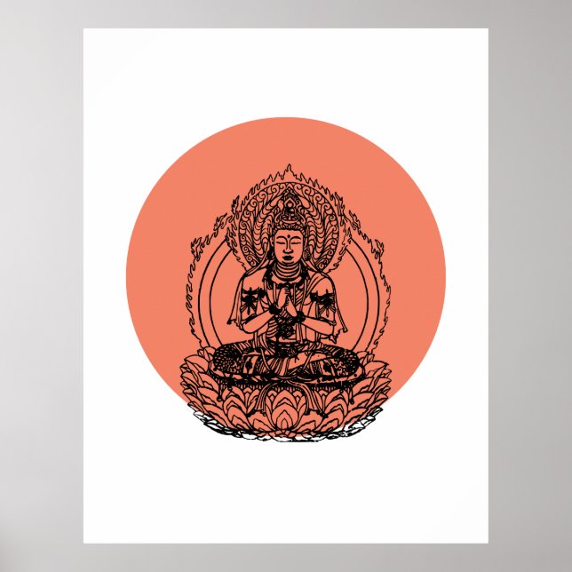 Lotus Buddha Poster (Front)