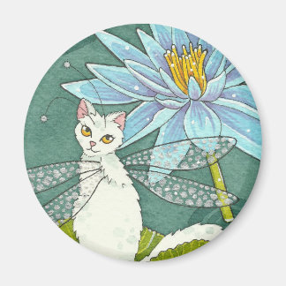 Lotus catterfly magnet