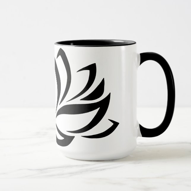 Lotus Coffee Mug (Right)