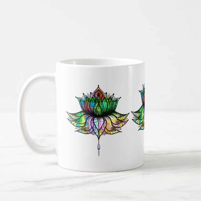 Lotus Coffee Mug (Left)