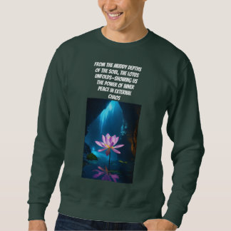 LOTUS colourful design by RIVA_FASHIONSTORE Sweatshirt