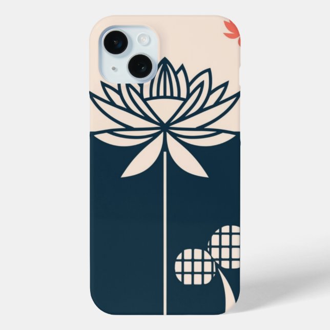  Lotus Design Mindfulness iPhone Case  (Back)