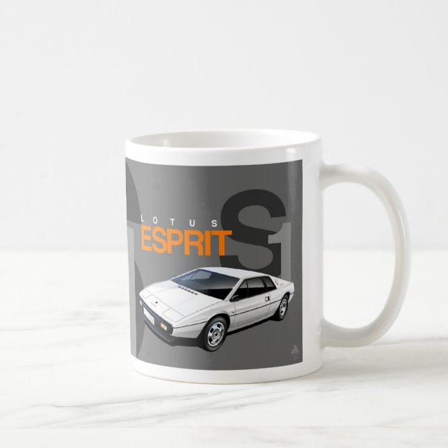 Lotus Esprit Illustrated Mug (Right)