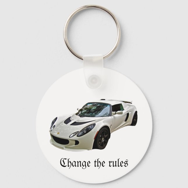 Lotus Exige - Change the rules Key Ring (Front)