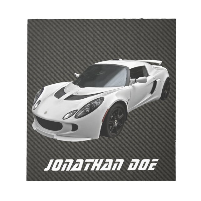 Lotus Exige S Notepad (Front)