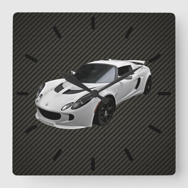 Lotus Exige S Square Wall Clock (Front)