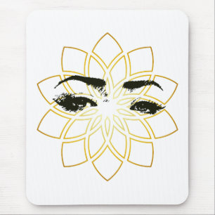 Lotus Eyes Mouse Mat