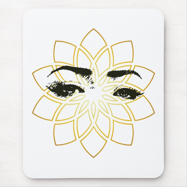Lotus Eyes Mouse Mat (Front)