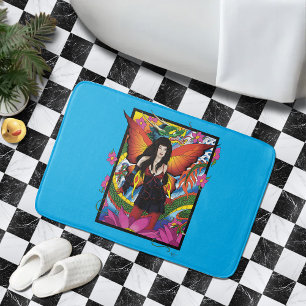Lotus Fairy Chinese Water Dragon Bath Mat