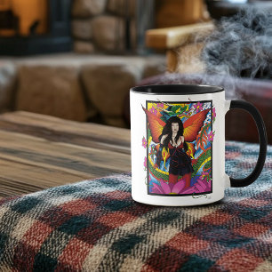 Lotus Fairy Chinese Water Dragon Mug