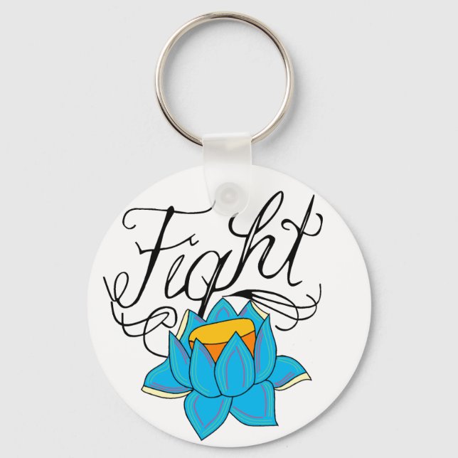 Lotus Fight Key Ring (Front)