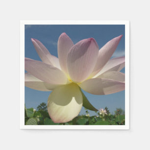 Lotus Flower and Blue Sky II Napkin