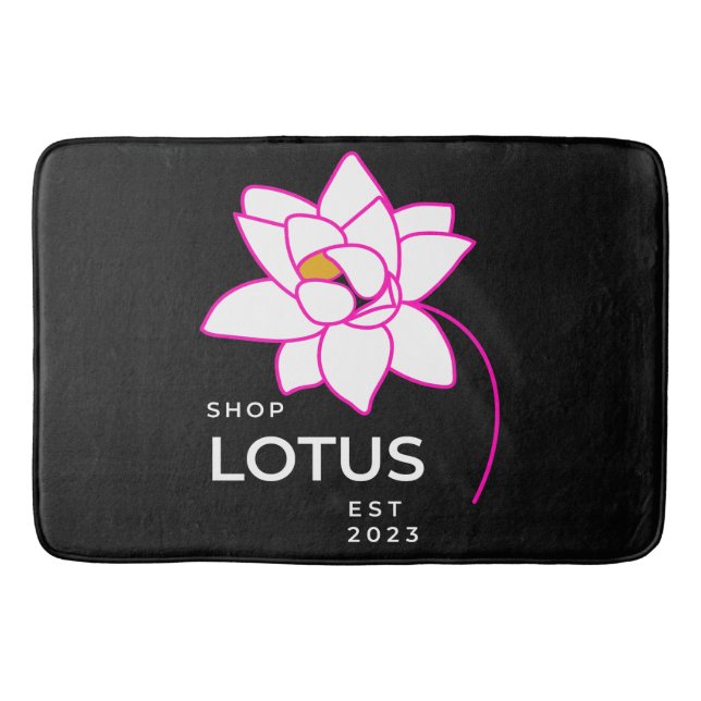 LOTUS Flower  Bath Mat (Front)