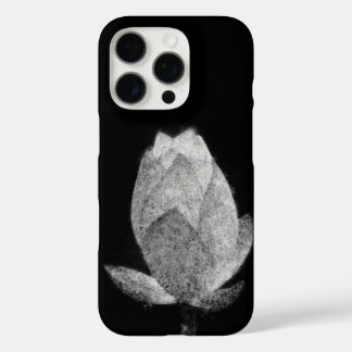 lotus flower bulb aesthetic sketch art iPhone 16 pro case