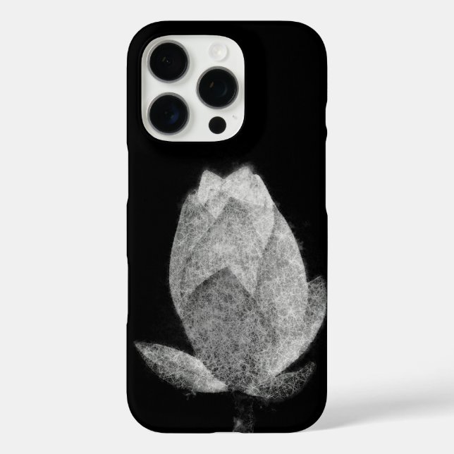 lotus flower bulb aesthetic sketch art Case-Mate iPhone case (Back)