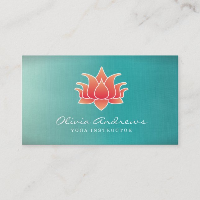 Lotus Flower Business Card (Front)