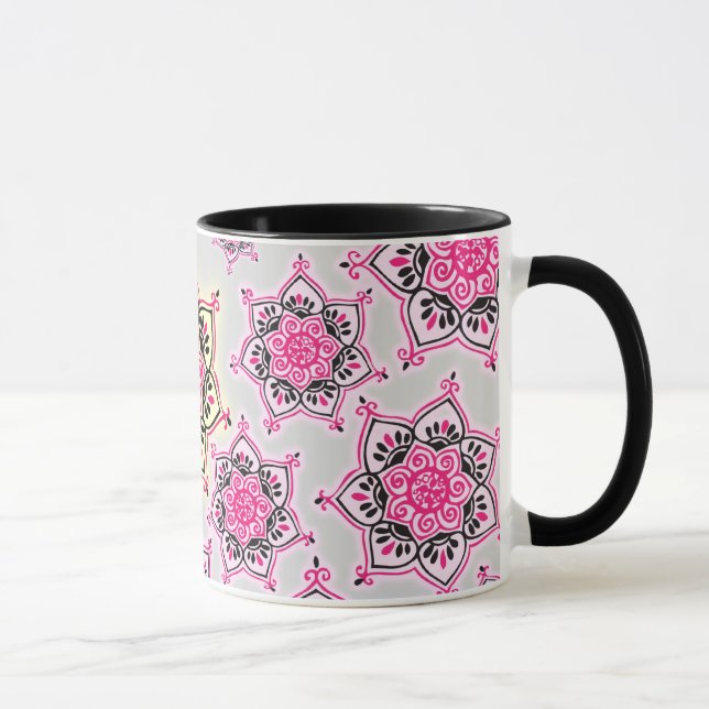Lotus Flower Coffee Mug (Right)