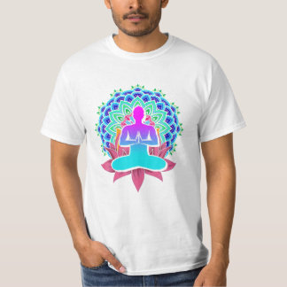 Lotus Flower Colourful Mandala  T-Shirt