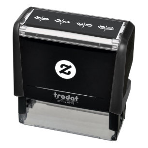 Lotus Flower Design Your Own   Self-inking Stamp