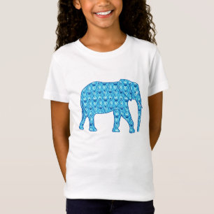 Lotus flower elephant - turquoise T-Shirt