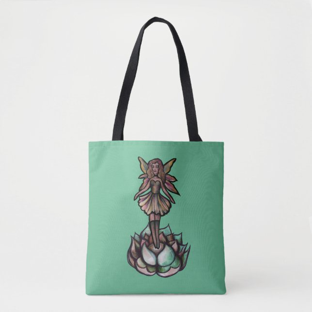 Lotus Flower Fairy Tote Bag (Front)